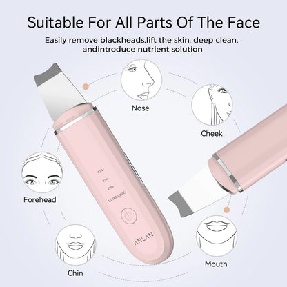 Ultrasonic Skin Scrubber Deep Face Cleaning Machine