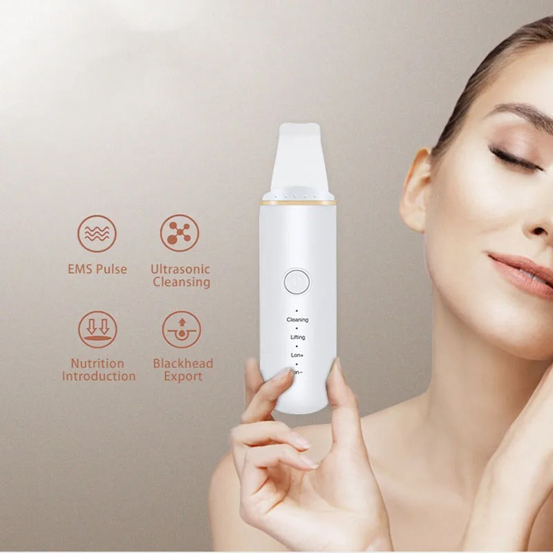 Ultrasonic Skin Scrubber Deep Face Cleaning Machine