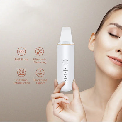 Ultrasonic Skin Scrubber Deep Face Cleaning Machine